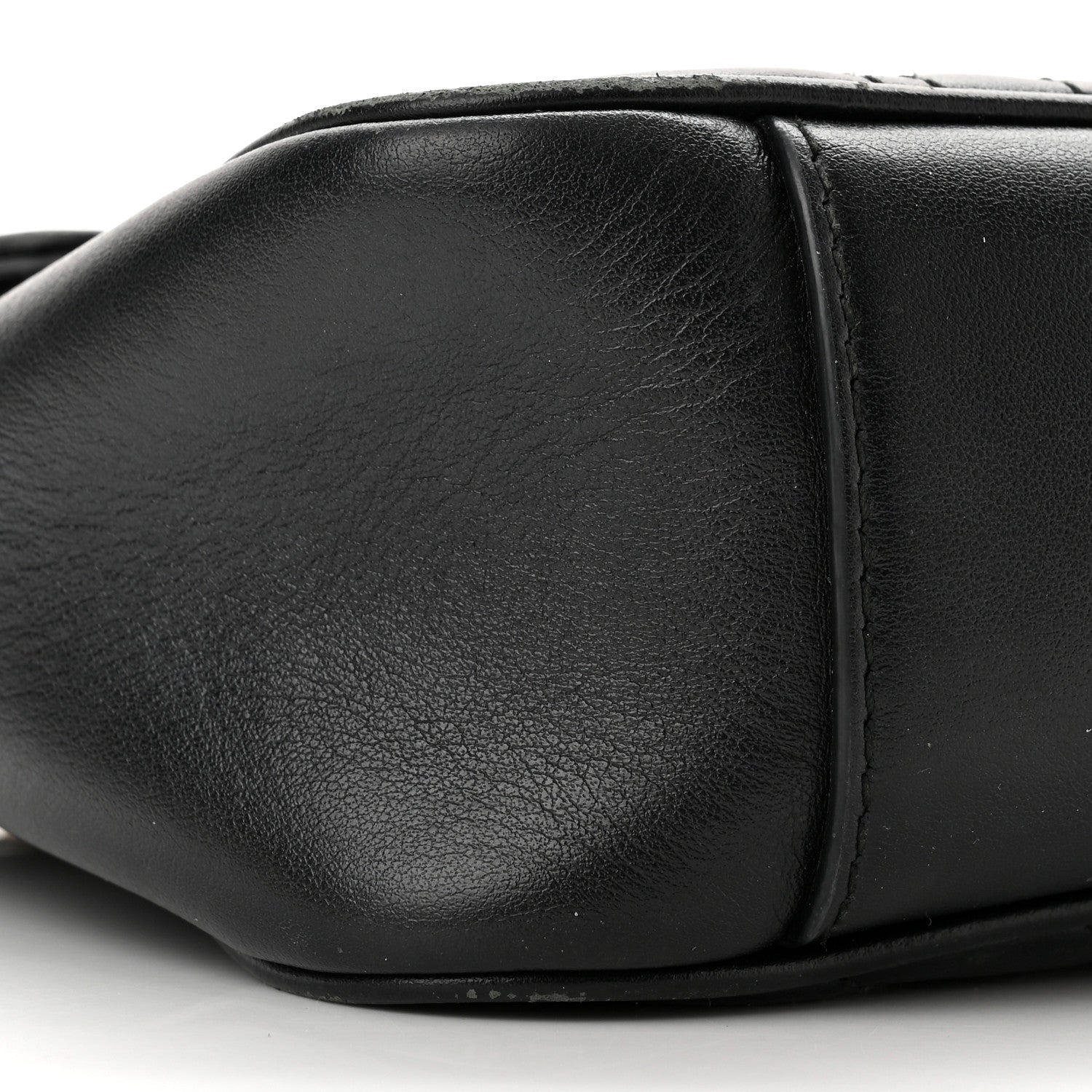 Gucci Calfskin Matelasse Small GG Marmont Shoulder Bag Black 9 of 10