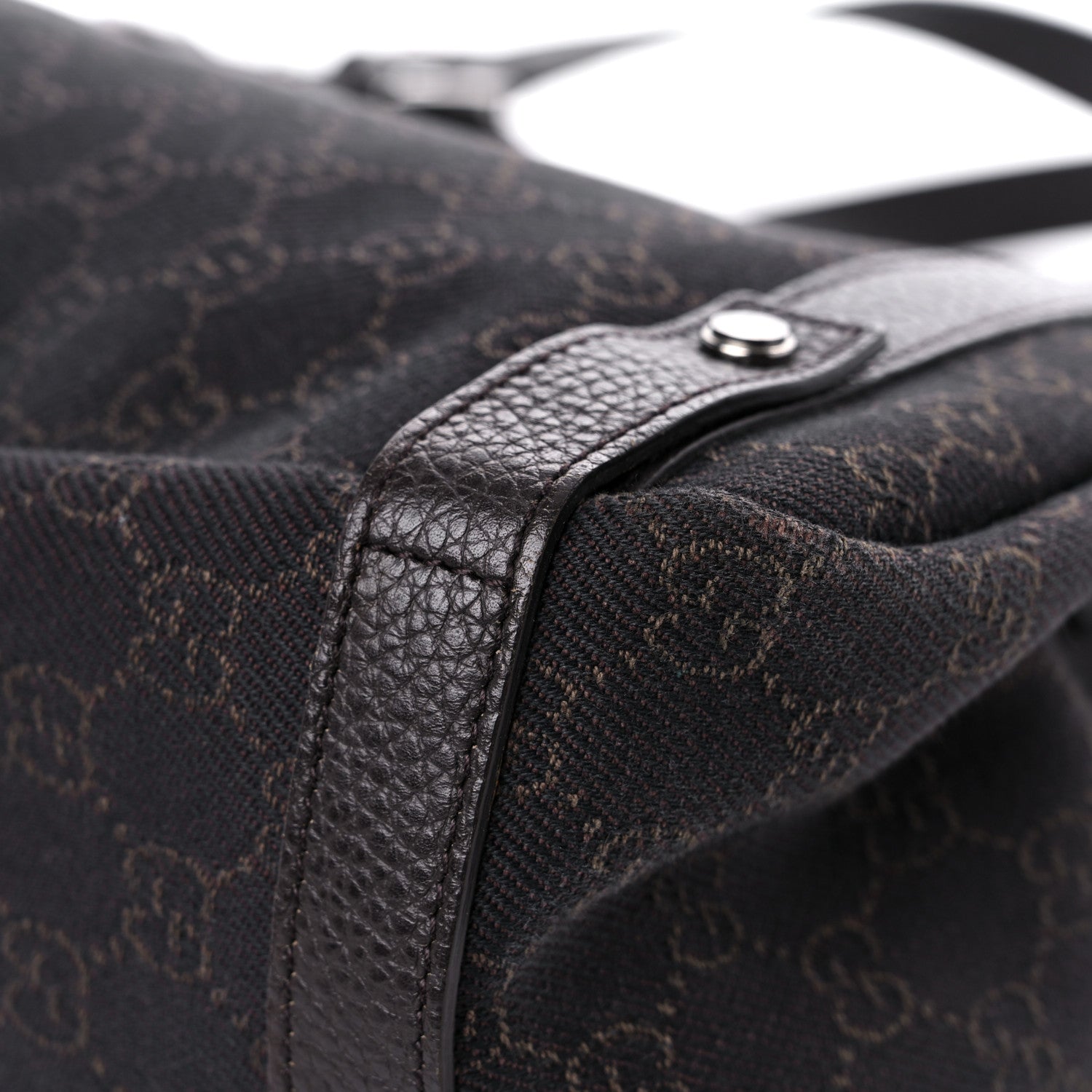 Gucci Monogram Medium Abbey Shoulder Bag Chocolate 9 of 16
