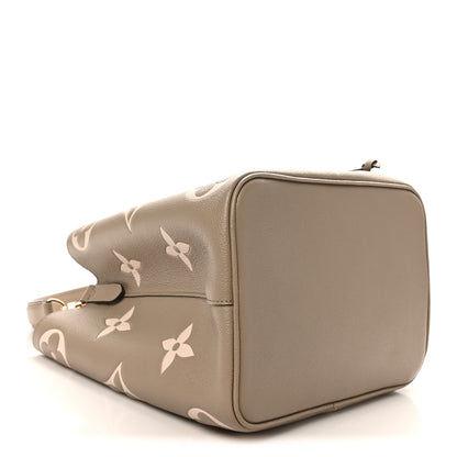 Louis Vuitton Empreinte Monogram Giant Neonoe MM Tourterelle Creme 5 of 10
