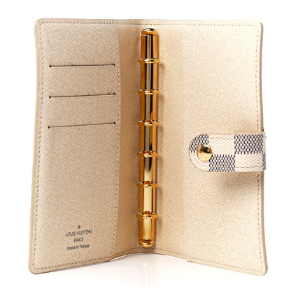 Louis Vuitton Damier Azur Small Ring Agenda Cover 5 of 10