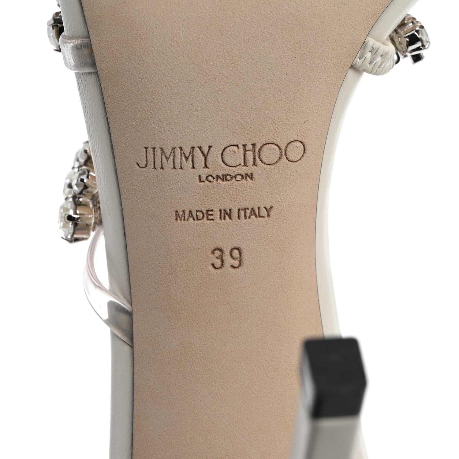 Jimmy Choo Nappa Josefine 100 Sandals 39 Latte 8 of 8