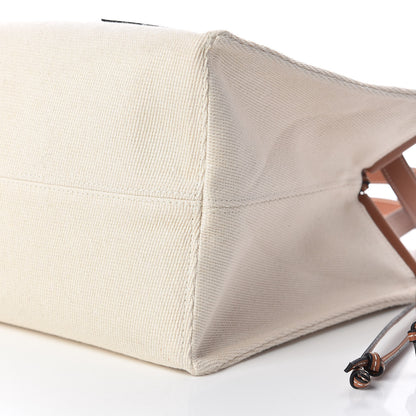 Loewe Canvas Calfskin Cushion Tote Beige 6 of 10