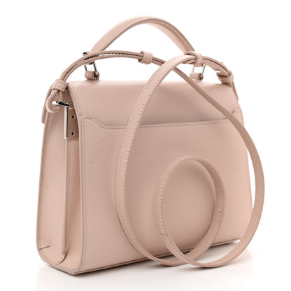 Saint Laurent Grain de Poudre Mini Classic Monogram Cassandra Top Handle Marble Pink 3 of 9
