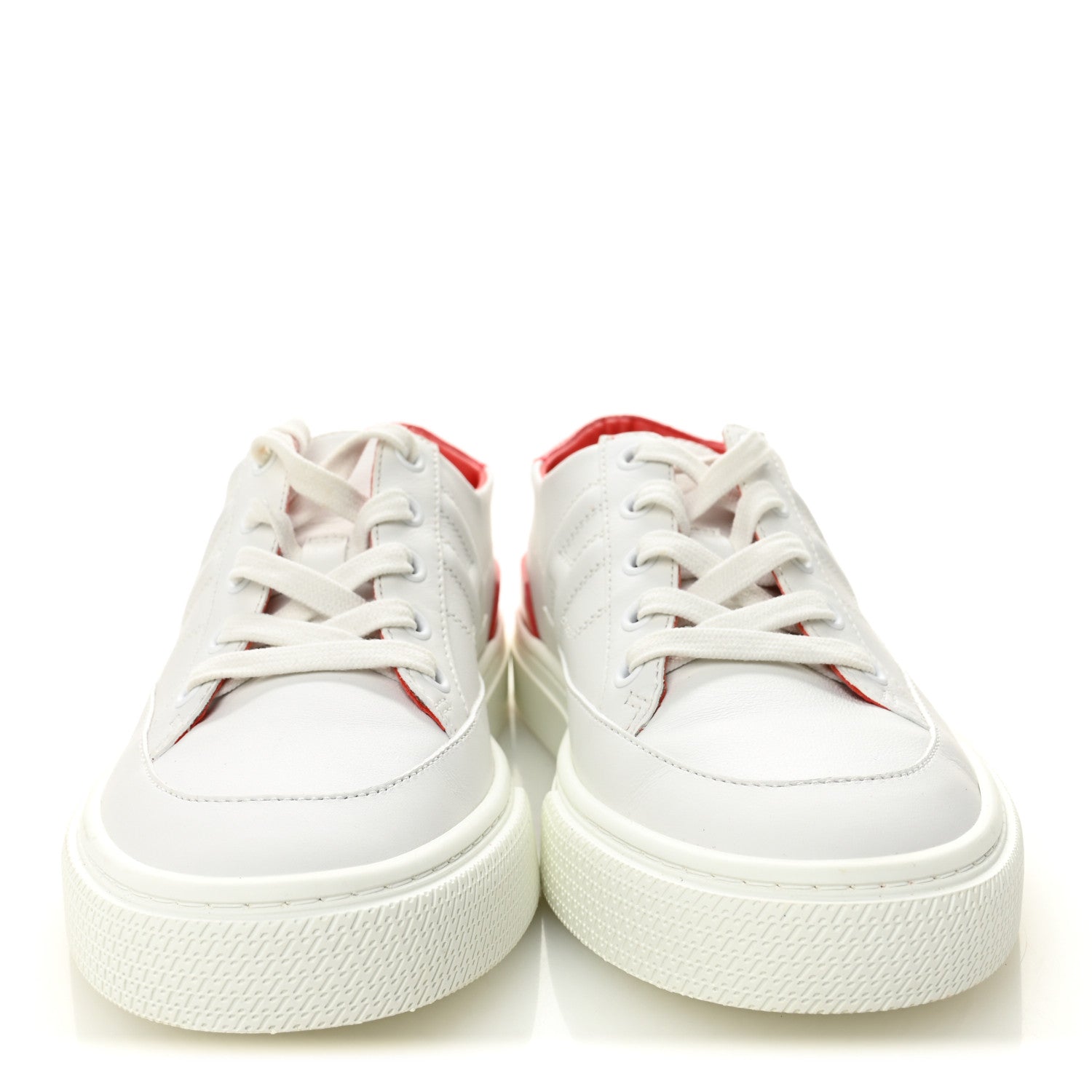 Hermes Shiny Lizard Calfskin Deep Sneakers 38 White Bougainvillea 2 of 10