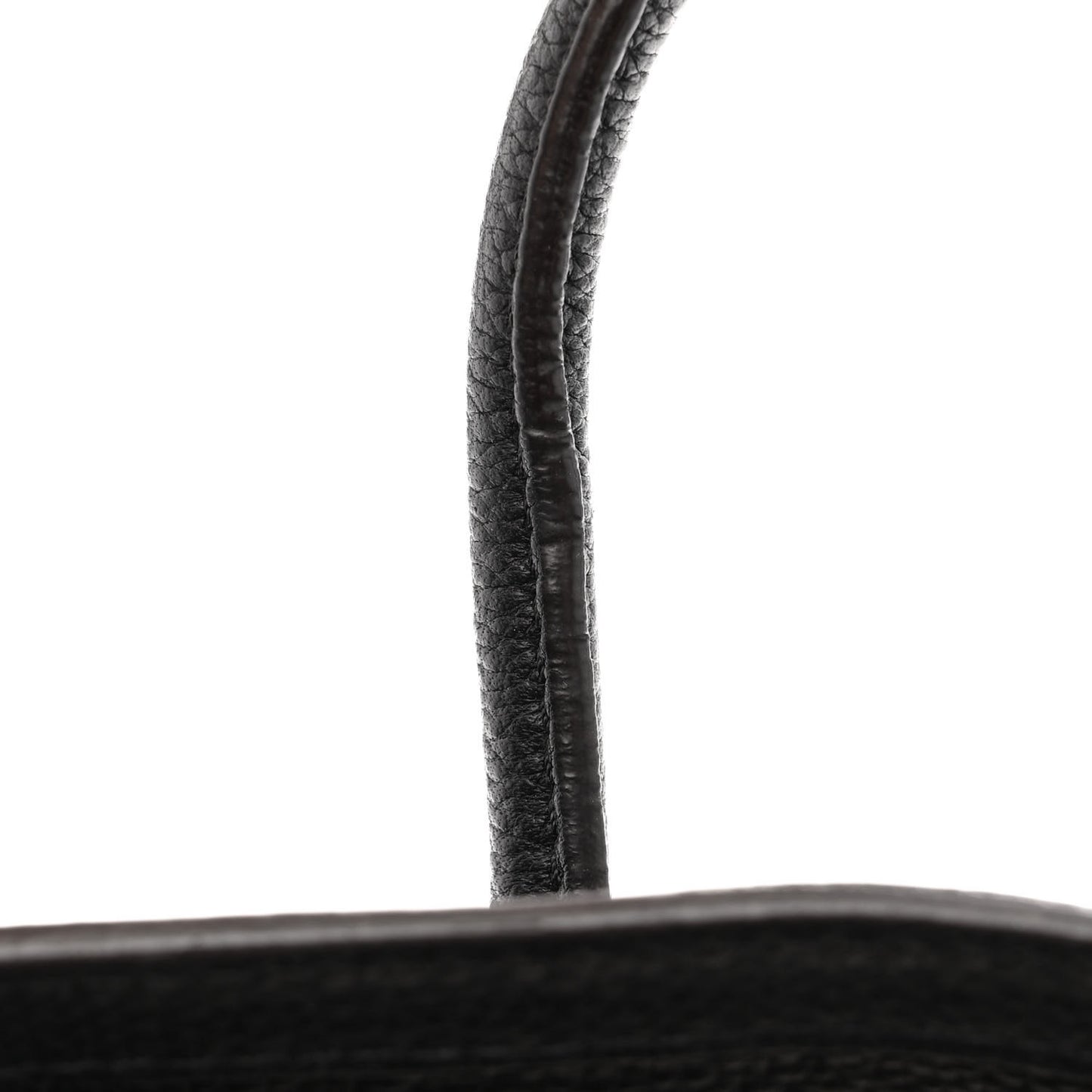 Drummed Calfskin Nano Luggage Black
