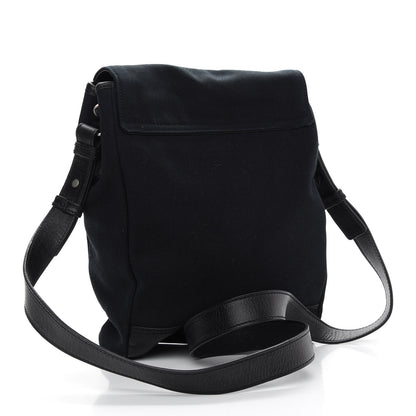 Saint Laurent Canvas Mens Messenger Crossbody Flap Black 3 of 11