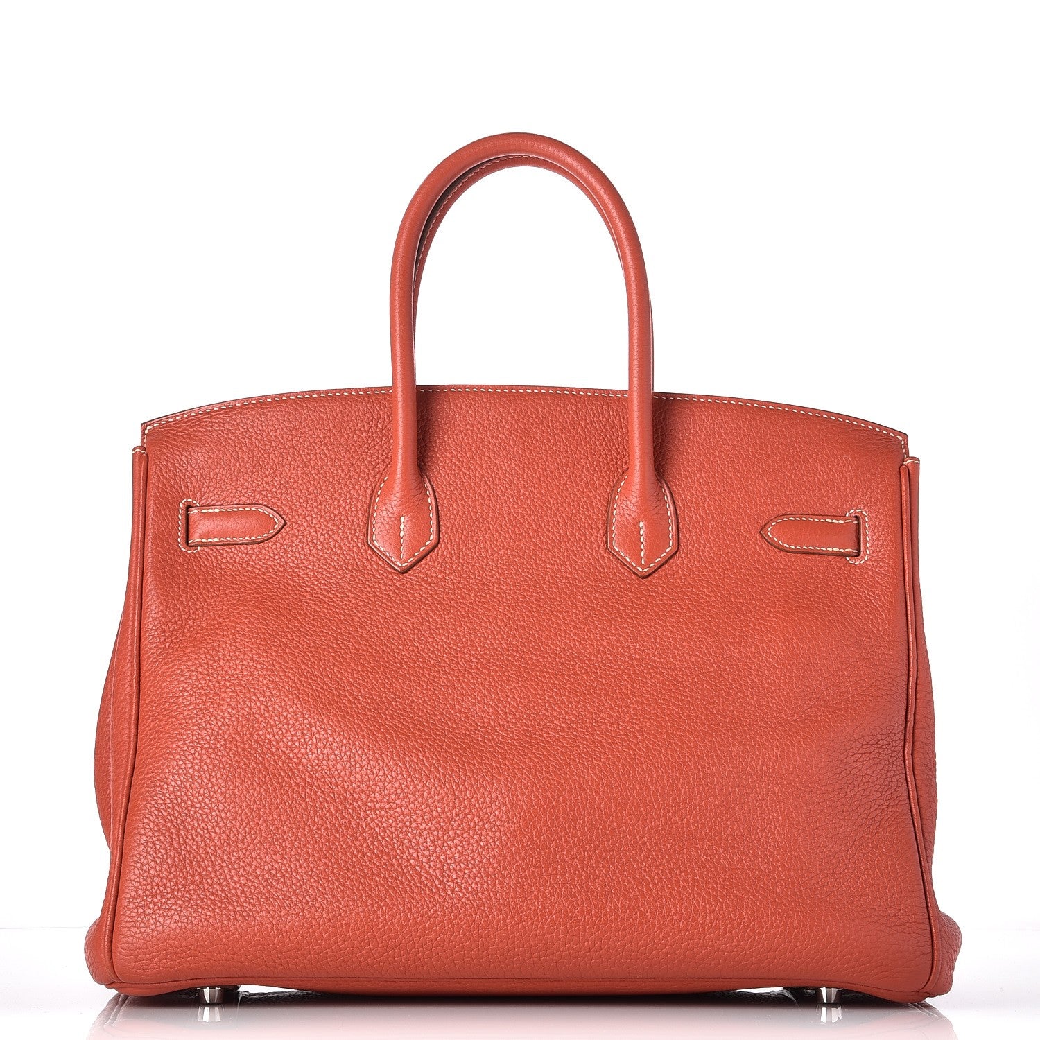 Hermes Taurillon Clemence Birkin 35 Sanguine 3 of 33