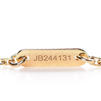 Van Cleef & Arpels 18K Yellow Gold Mother of Pearl Sweet Alhambra Bracelet 4 of 5