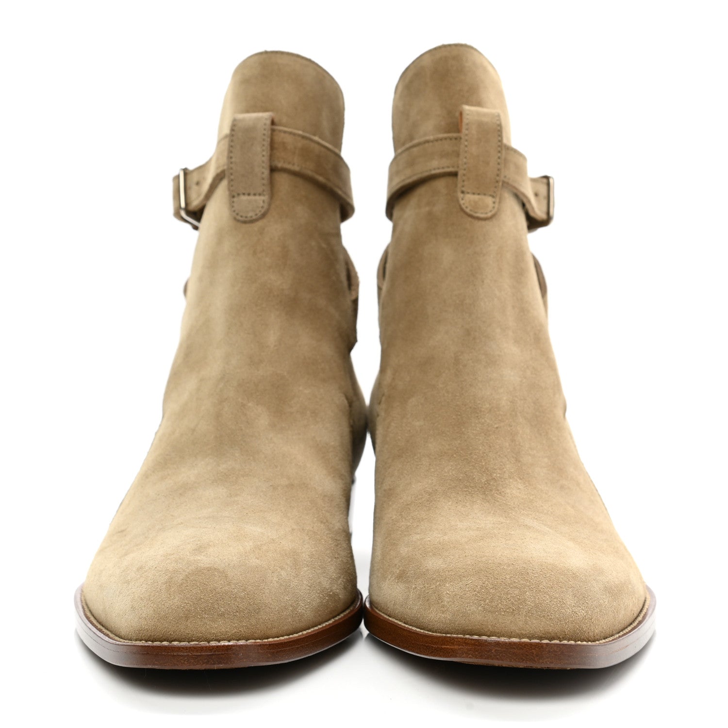 Saint Laurent Jodhpur Suede Mens Wyatt 30 Boots 40 New Sigaro 2 of 8