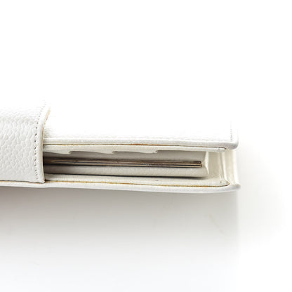 Chanel Caviar Timeless CC French Wallet White 9 of 14