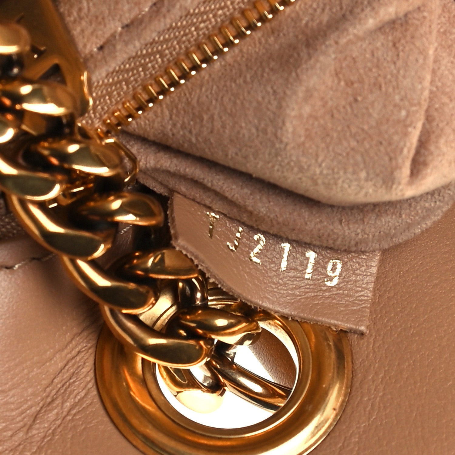 Louis Vuitton Calfskin New Wave Chain Tote Noisette 7 of 10