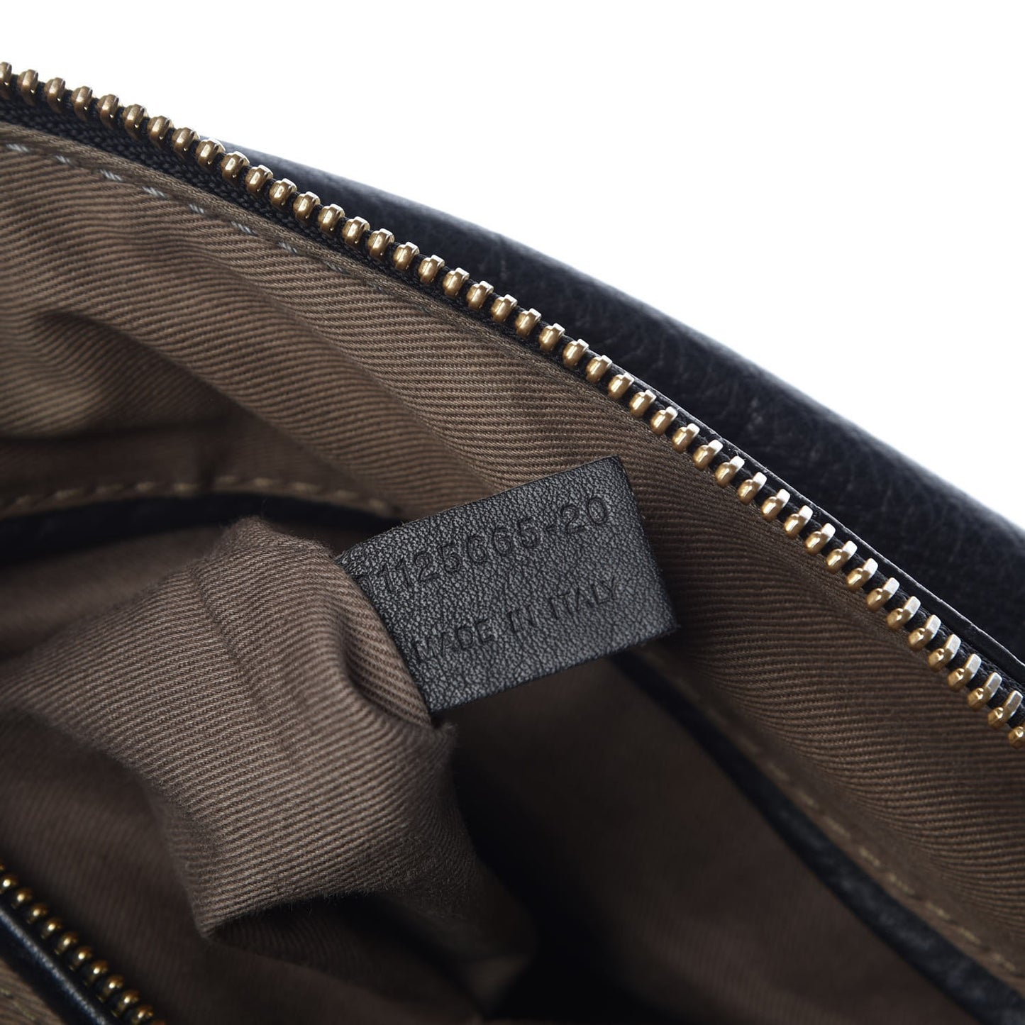 Calfskin Large Marcie Satchel Black