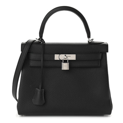 Hermes Togo Kelly Retourne 28 Black 1 of 11