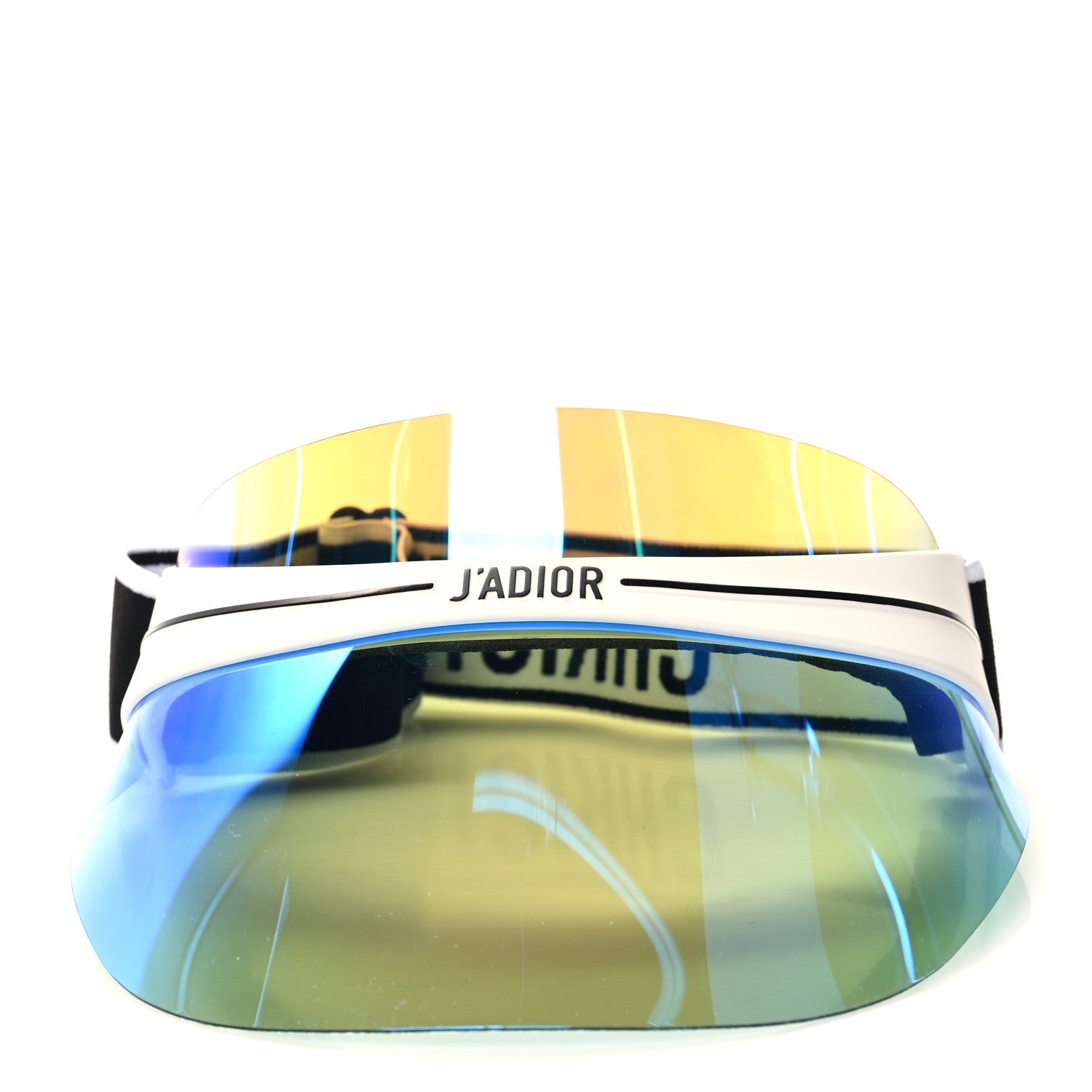 Christian Dior Mirrored DiorClub1 Sun Visor Blue 3 of 9