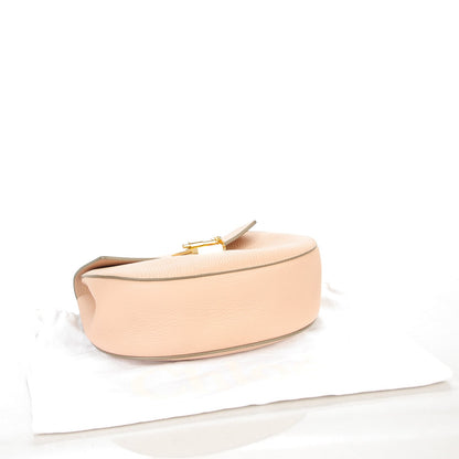 Chloe Grained Lambskin Medium Drew Shoulder Bag Cement Pink 4 of 7