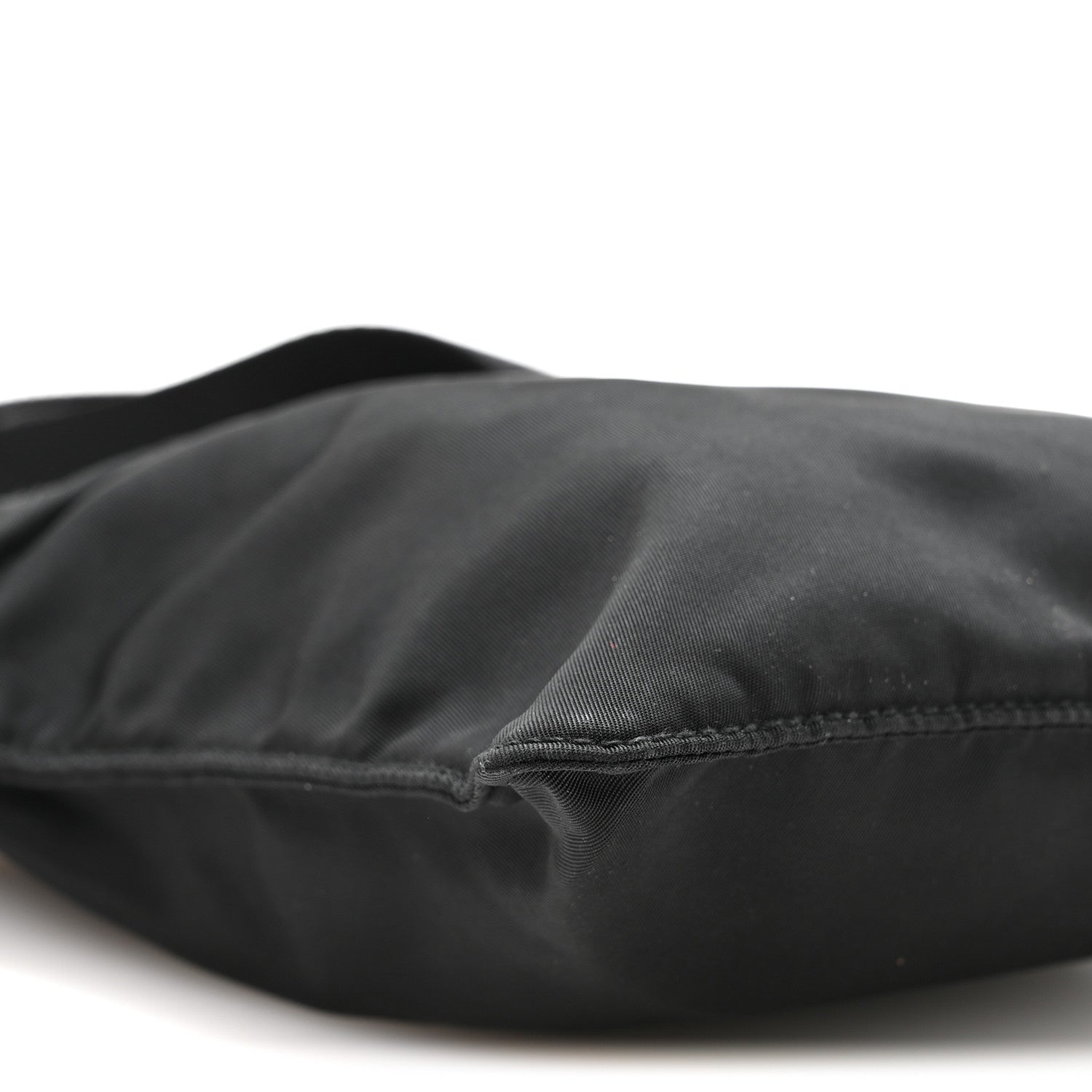 Prada Nylon Small Flat Messenger Bag Black 9 of 10