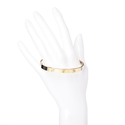 Cartier 18K Yellow Gold LOVE Bracelet 19 2 of 5