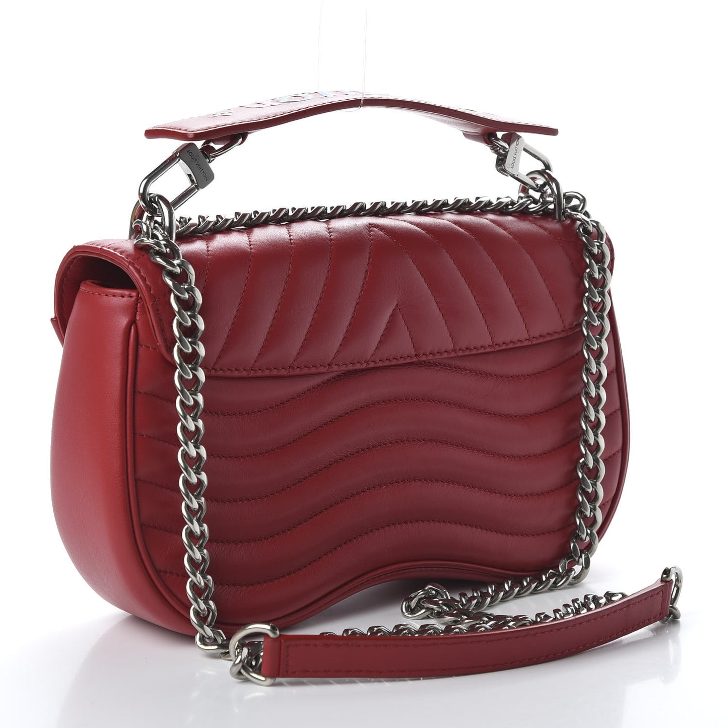Calfskin New Wave Chain MM Ecarlate