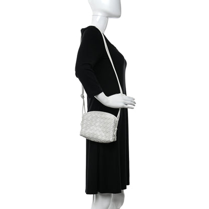 Bottega Veneta Nappa Intrecciato Mini Loop Camera Bag White 2 of 9