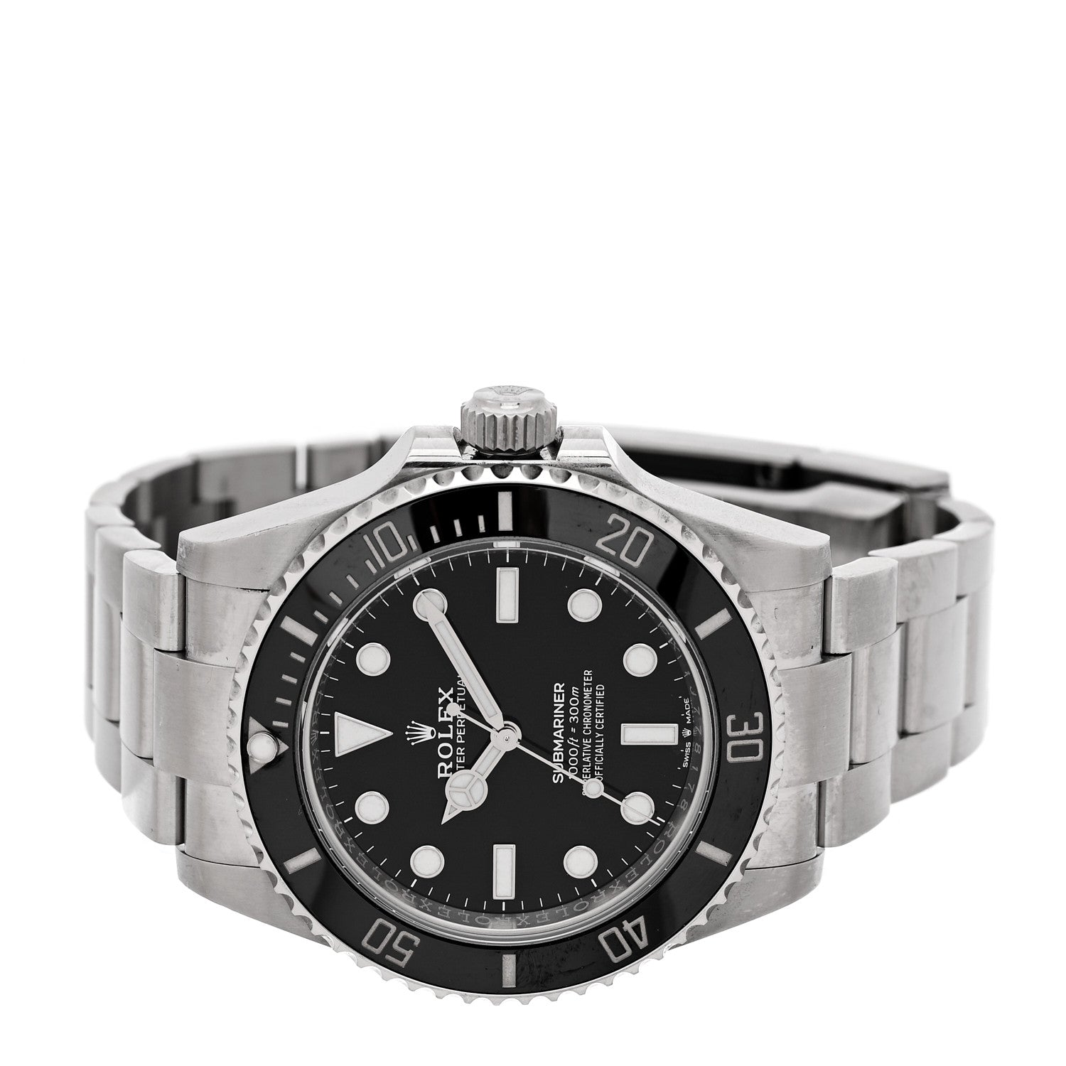 Rolex Stainless Steel 41mm Oyster Perpetual Submariner Watch Black 124060 2 of 5