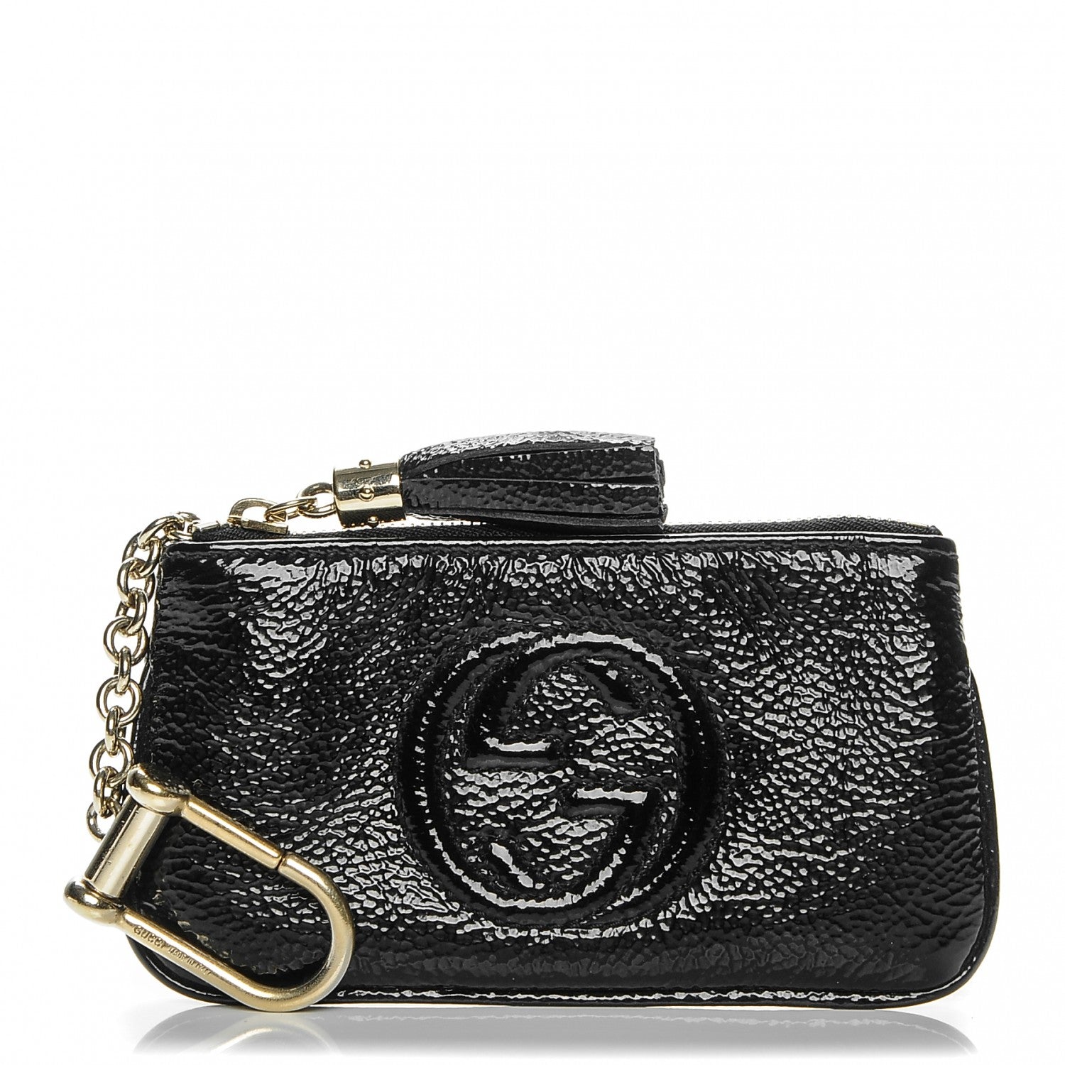 Gucci Patent Soho Key Case Black 1 of 7