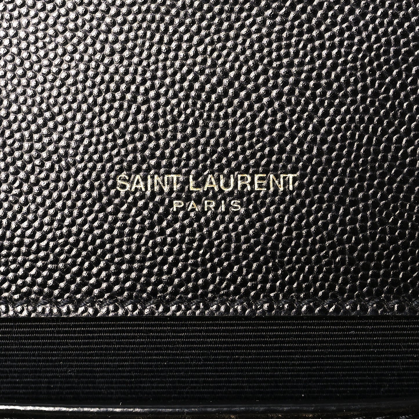 Grain De Poudre Medium Classic Monogram Kate Satchel Black