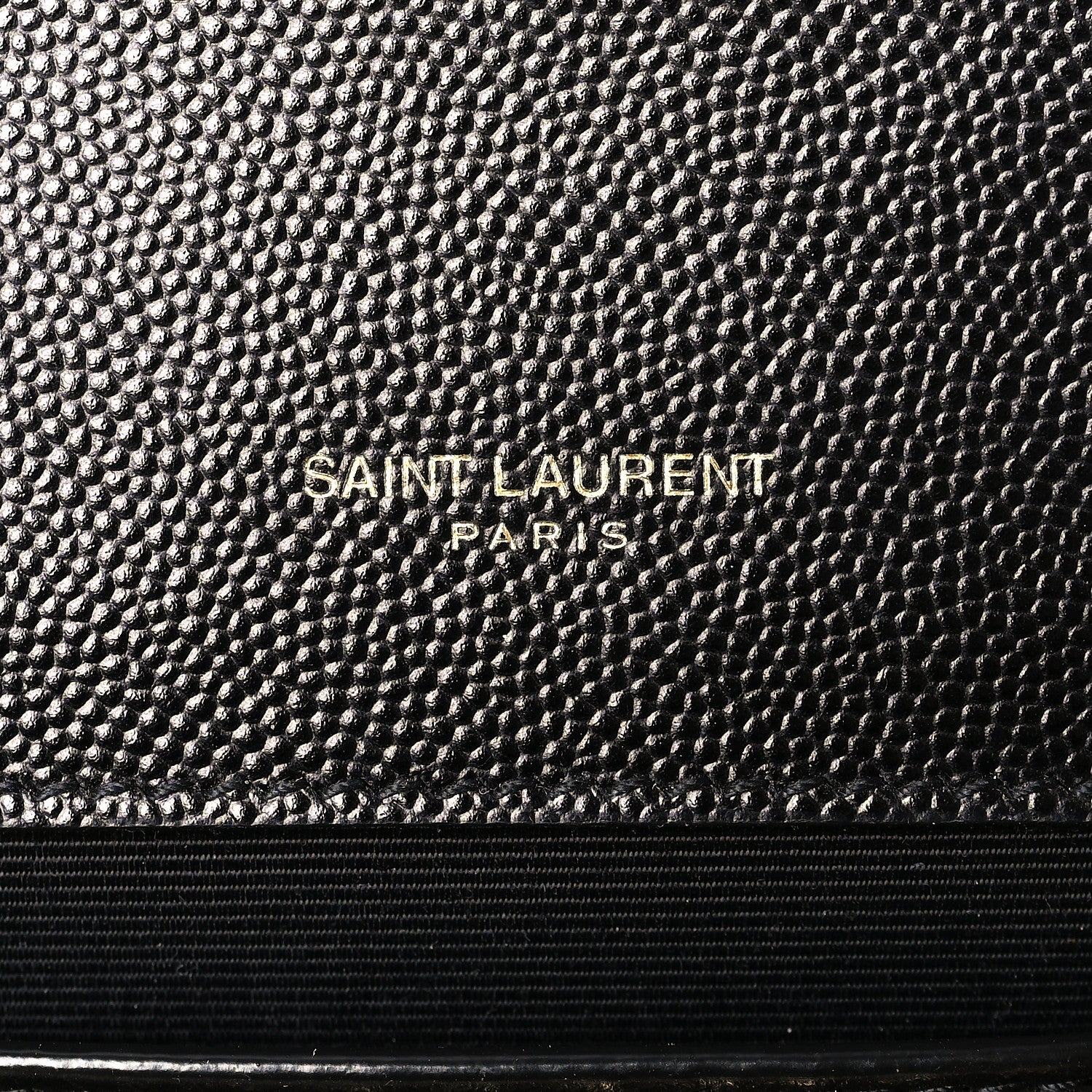 Saint Laurent Grain De Poudre Medium Classic Monogram Kate Satchel Black 6 of 8