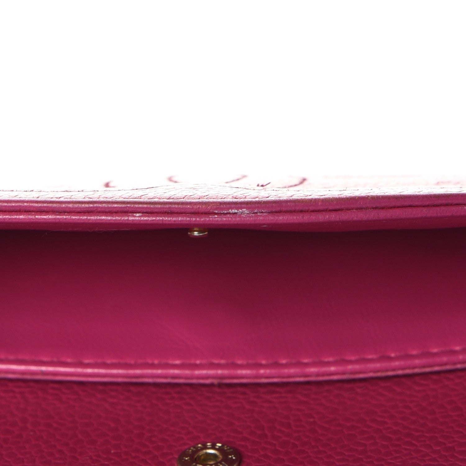 Chanel Caviar CC Flap Clutch Wallet Pink 11 of 18