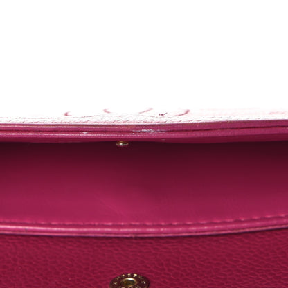 Chanel Caviar CC Flap Clutch Wallet Pink 11 of 18