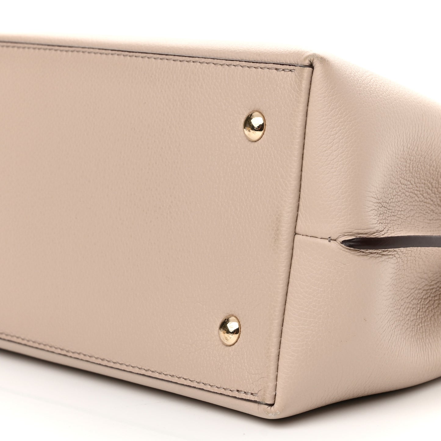 Soft Calfskin Lockme Ever MM Greige