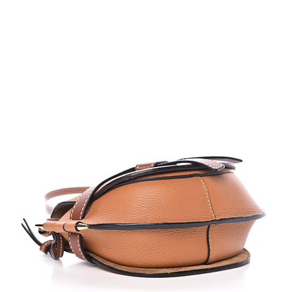 Loewe Grained Calfskin Mini Gate Crossbody Bag Caramel Pecan 4 of 9