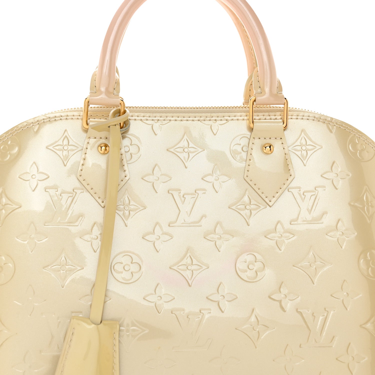 Louis Vuitton Vernis Alma PM Blanc Corail 8 of 13