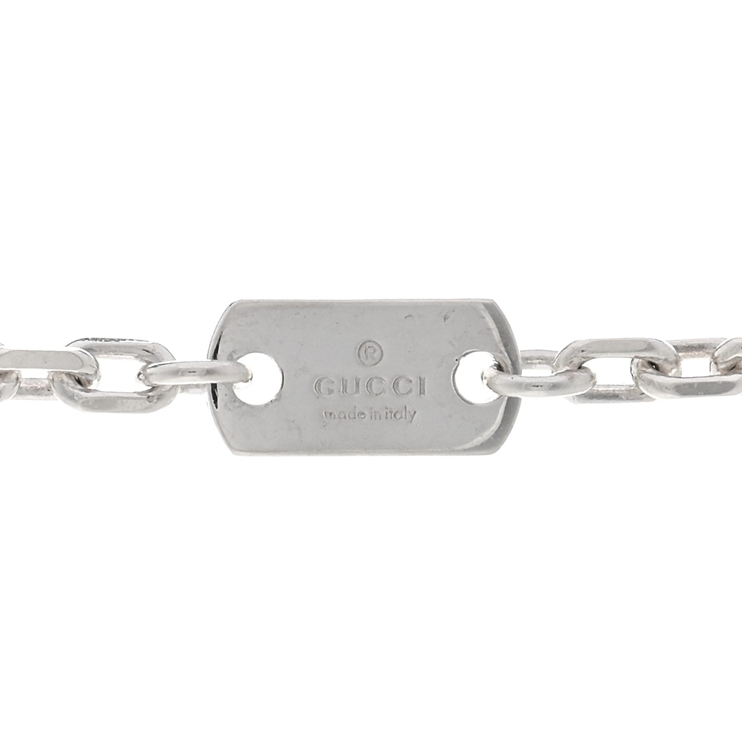 Sterling Silver Trademark Charm Necklace
