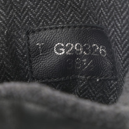 Chanel Lambskin Quilted High Top Sneakers 38.5 Black 8 of 10