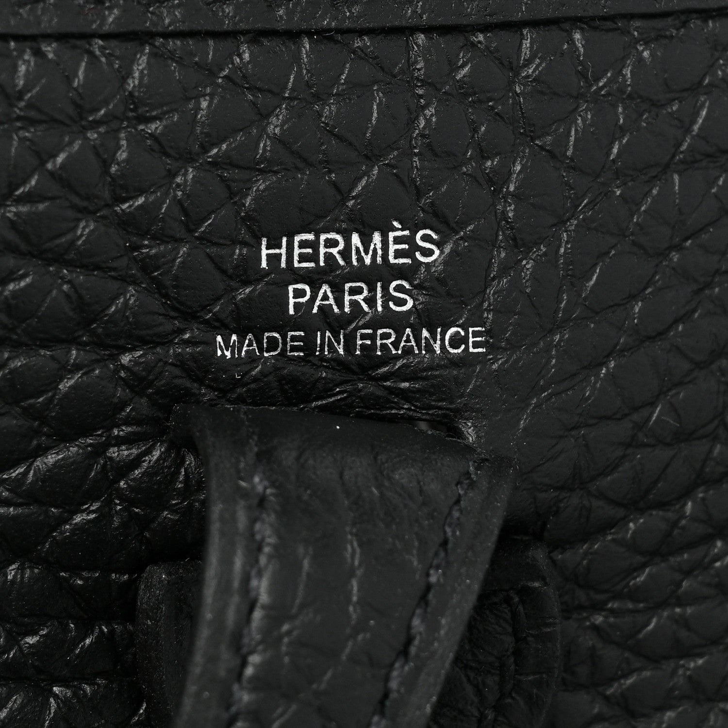 Hermes Taurillon Clemence Evelyne TPM Black 6 of 7