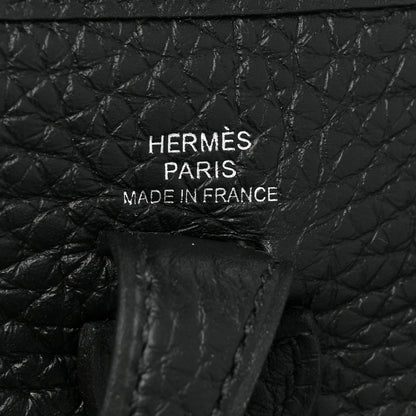 Hermes Taurillon Clemence Evelyne TPM Black 6 of 7