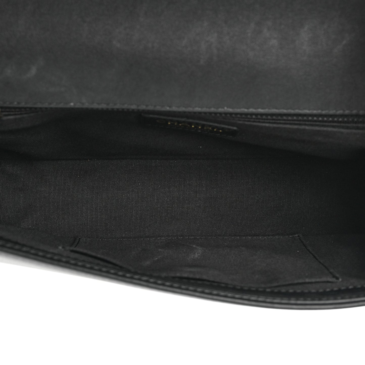 Calfskin Quilted New Medium Boy Flap Black