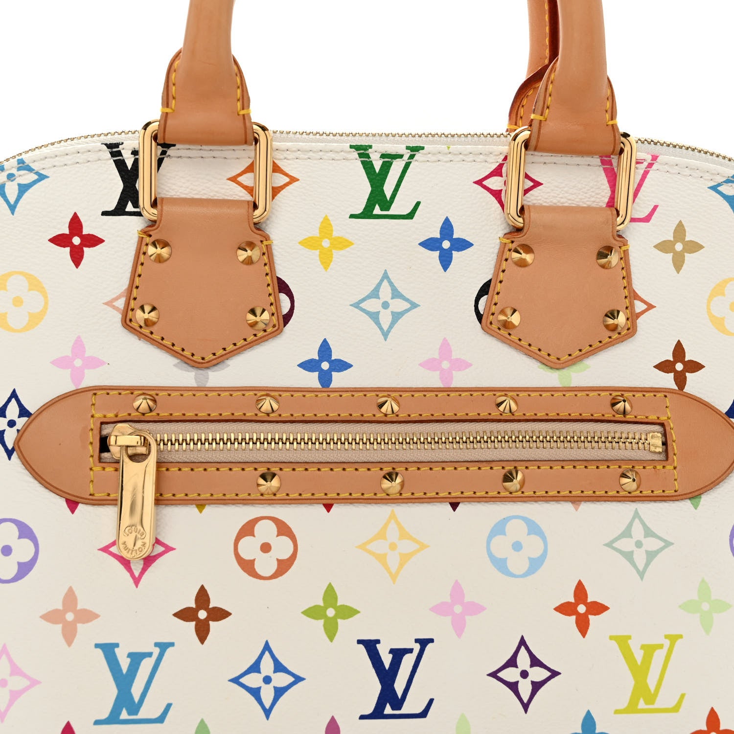 Louis Vuitton Monogram Multicolor Alma White 7 of 10