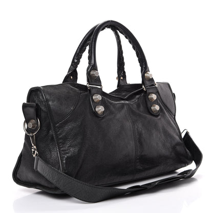 Balenciaga Agneau Giant 21 Silver Hardware Part Time Black 2 of 23