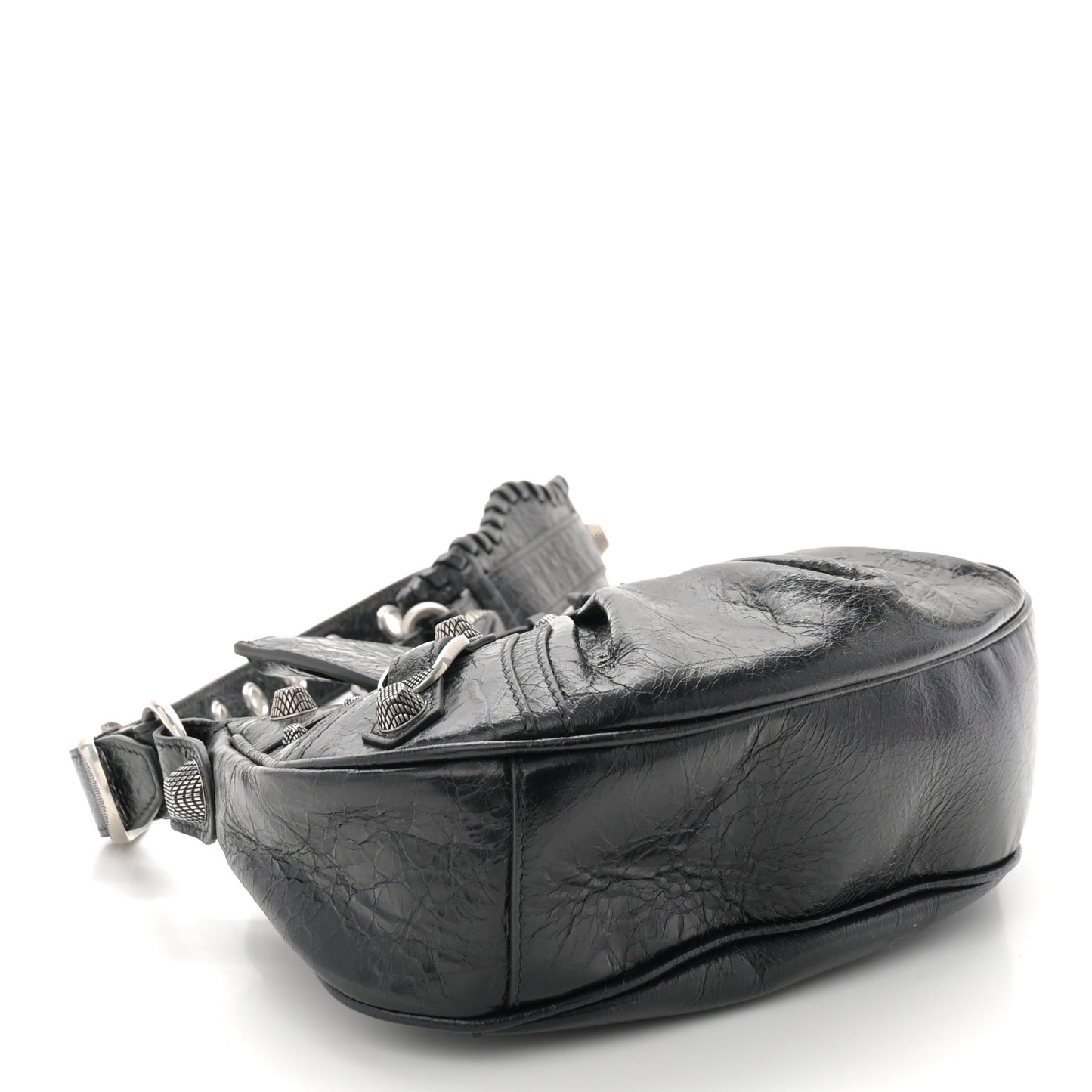 Agneau Arena Le Cagole Shoulder Bag XS Black