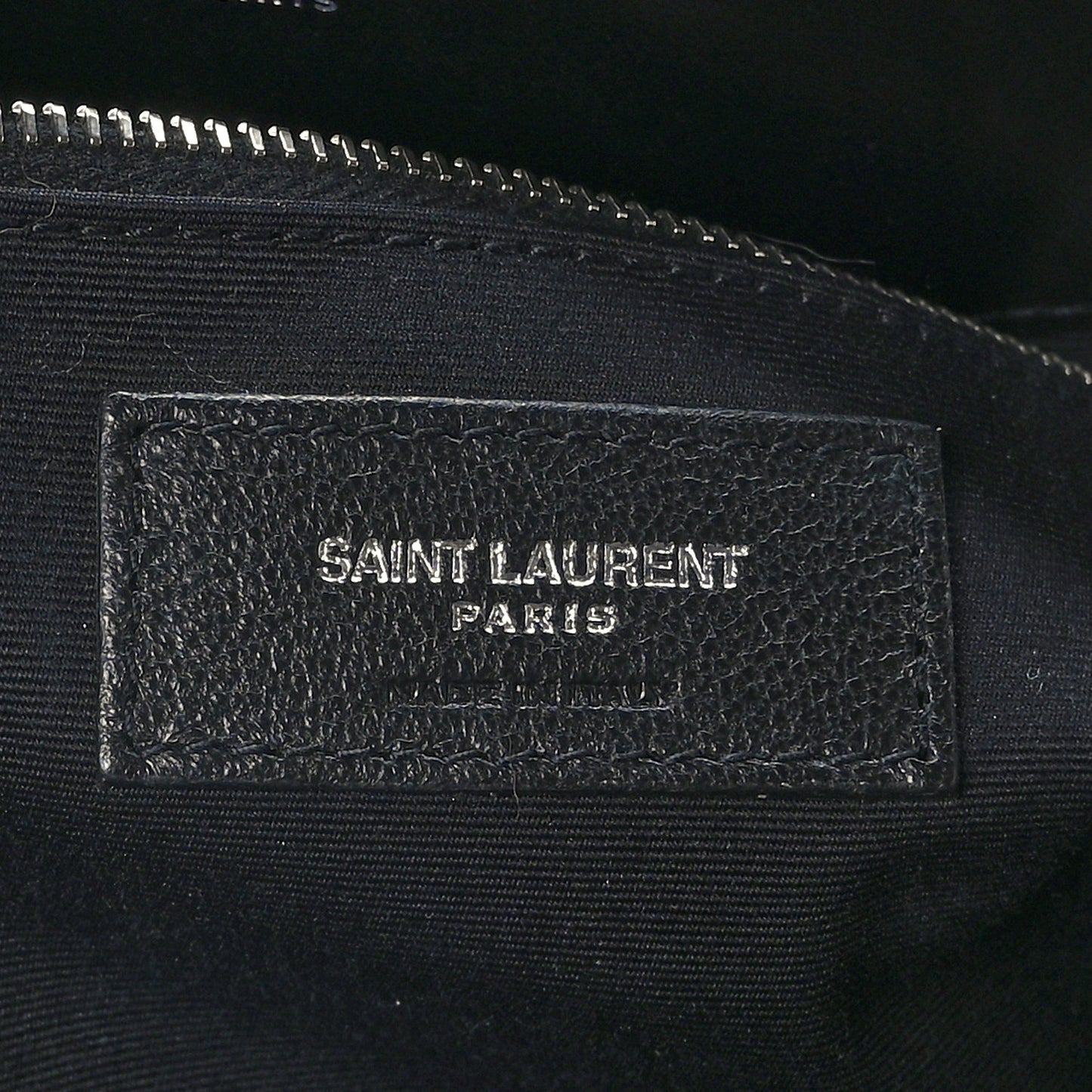 Calfskin Y Quilted Monogram Large Loulou Shopper Black