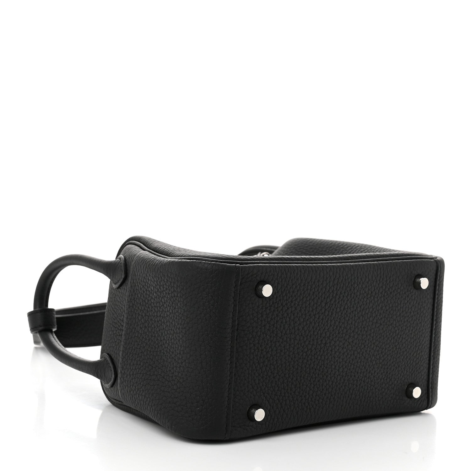 Hermes Taurillon Clemence Mini Lindy 20 Black 4 of 10