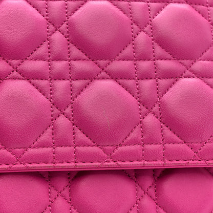 Christian Dior Lambskin Cannage Large Miss Dior Flap Sorbet 17 of 18