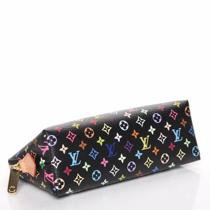 Louis Vuitton Monogram Multicolor Cosmetic Pouch Black Grenade 4 of 8