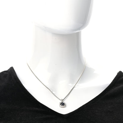 David Yurman Sterling Silver Diamond Black Orchid 7mm Petite Albion Necklace 2 of 5