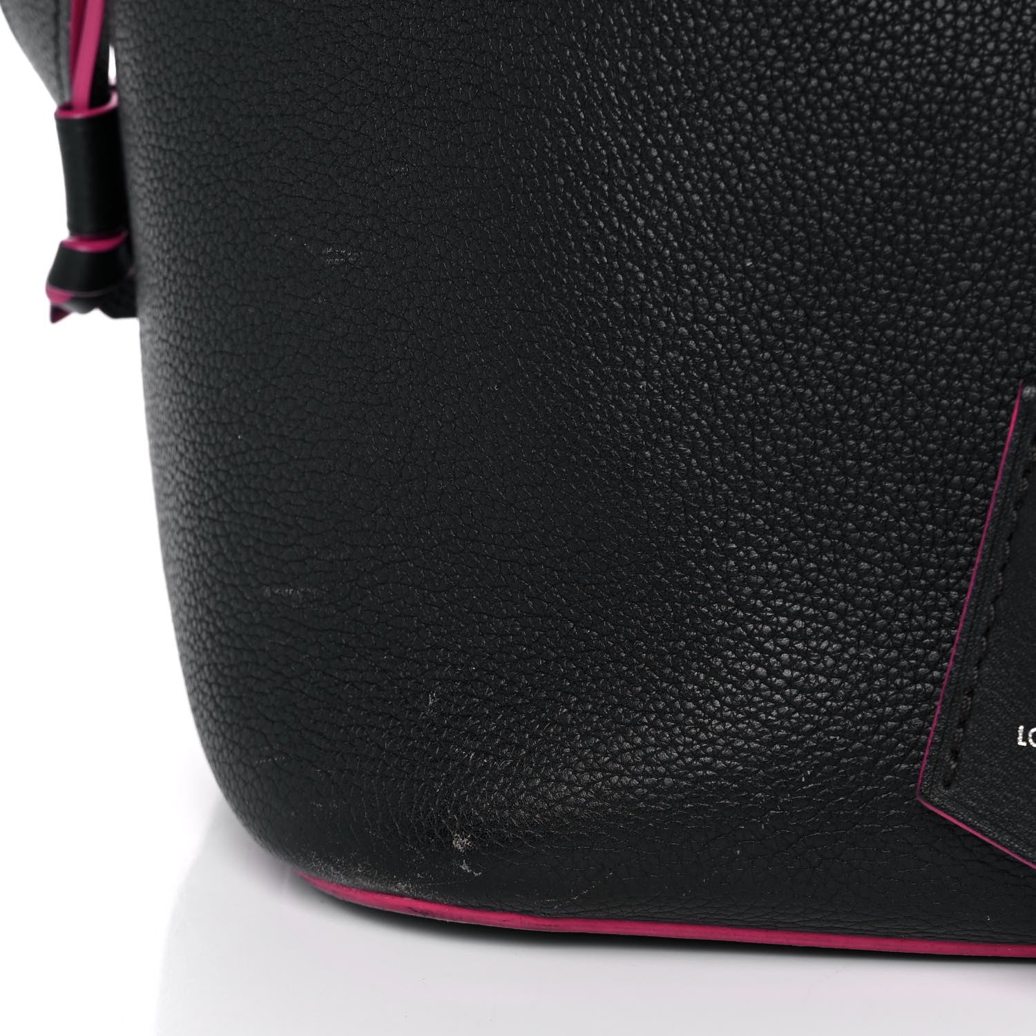 Louis Vuitton Calfskin Lockme Bucket Black 15 of 15