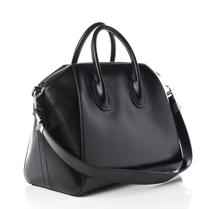 Givenchy Shiny Lord Calfskin Medium Antigona Black 4 of 8
