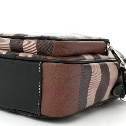 Burberry House Check Canvas Calfskin Wyatt Crossbody Dark Birch Brown 10 of 11