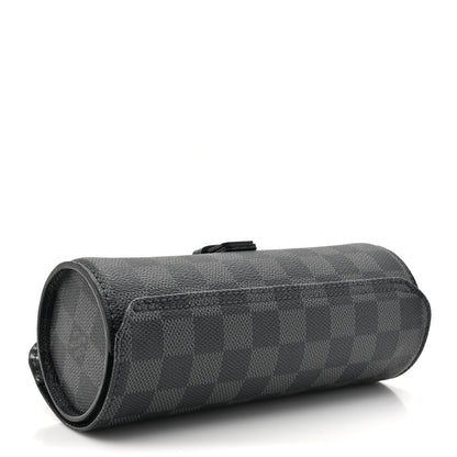 Louis Vuitton Damier Graphite 3 Watch Travel Case 4 of 8
