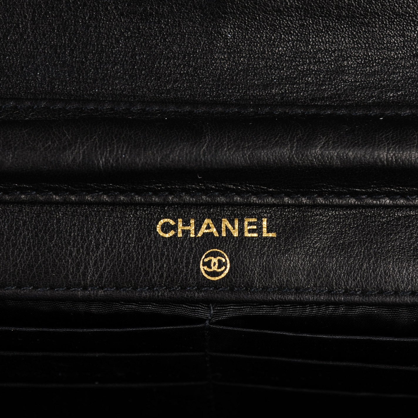 Chanel Patent Timeless CC Wallet On Chain WOC Black 5 of 8